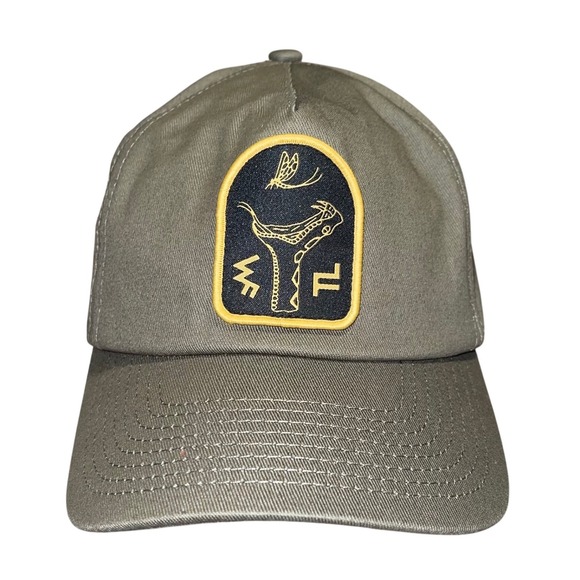Wild Fly Other - Wild Fly Olive Green Embroidered Patch Baseball Cap Cotton Adjustable Strap OSFM